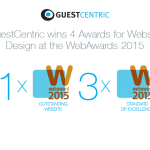 GuestCentric wins four awards at the 2015 WebAwards
