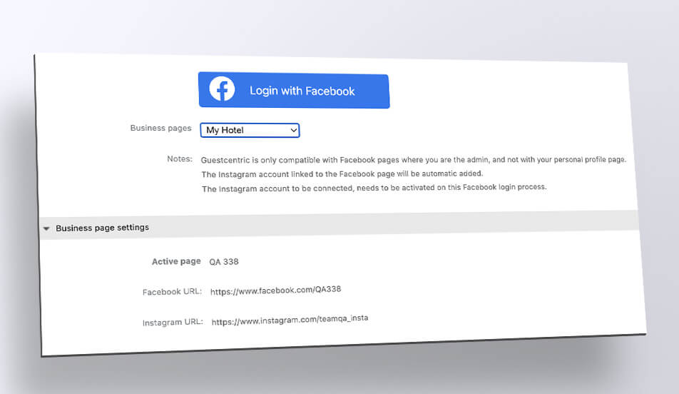 New Facebook Authorization feature by Guestcentric