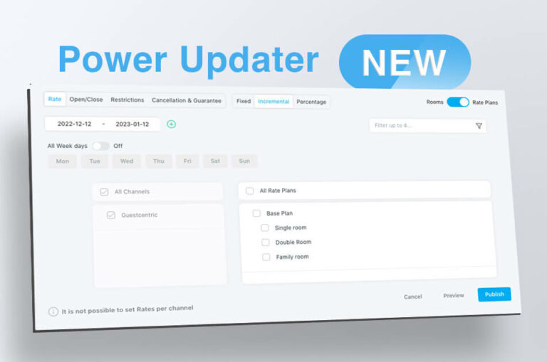 Power Updater Feature - Magnetic Rate Plans for Hotels